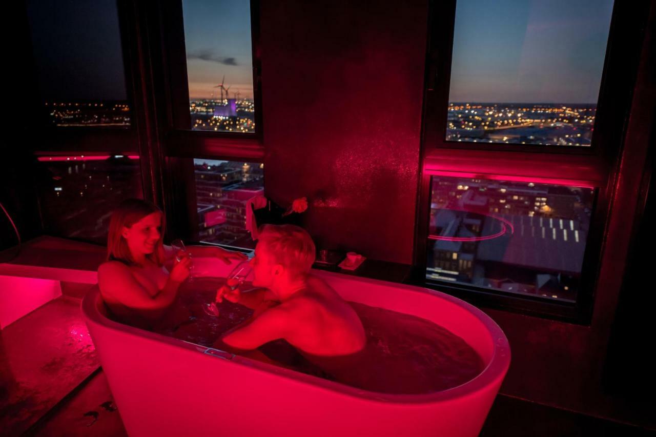 Ferienwohnung Exclusieve Prive Wellness Penthouse Skynooz Antwerpen Exterior foto