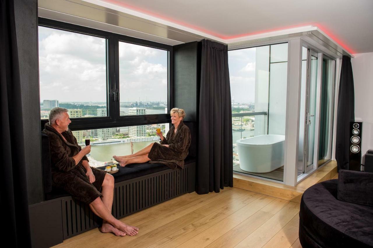Ferienwohnung Exclusieve Prive Wellness Penthouse Skynooz Antwerpen Exterior foto