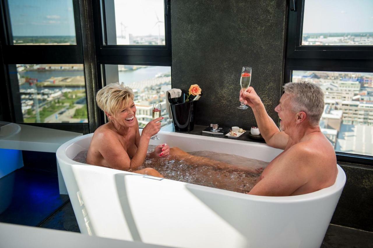 Ferienwohnung Exclusieve Prive Wellness Penthouse Skynooz Antwerpen Exterior foto