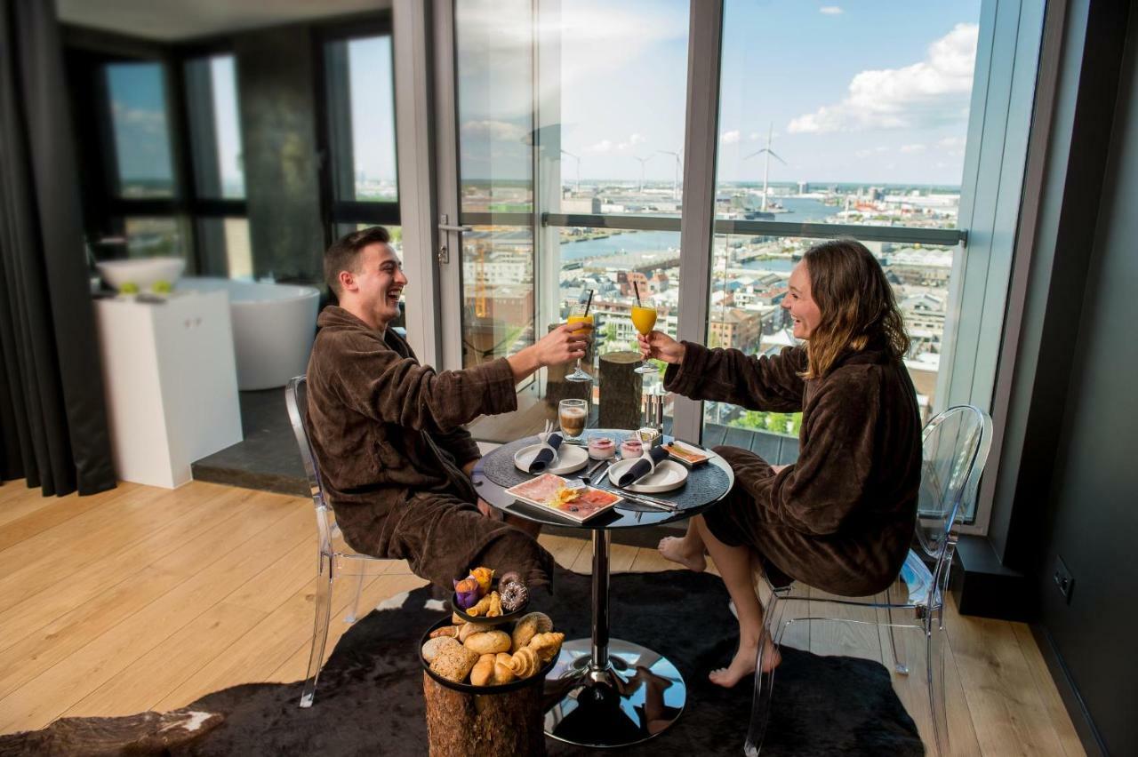 Ferienwohnung Exclusieve Prive Wellness Penthouse Skynooz Antwerpen Exterior foto