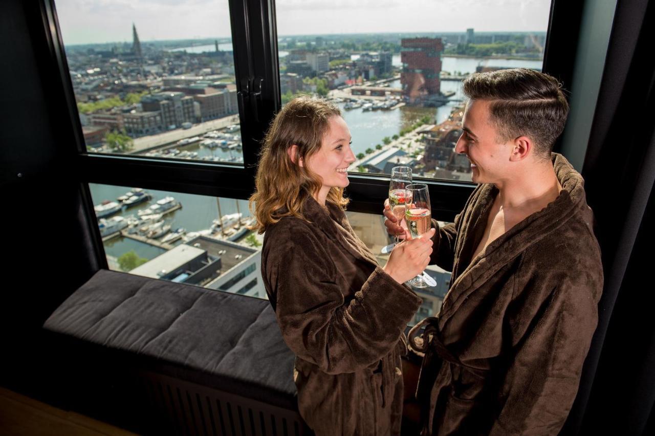 Ferienwohnung Exclusieve Prive Wellness Penthouse Skynooz Antwerpen Exterior foto